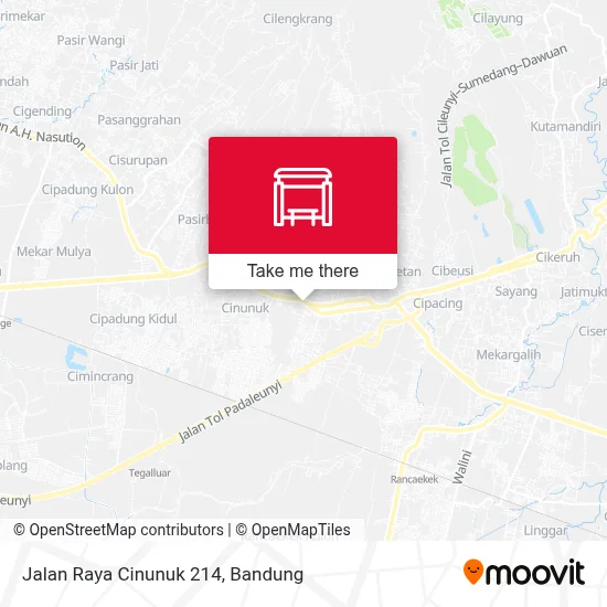 Jalan Raya Cinunuk 214 map