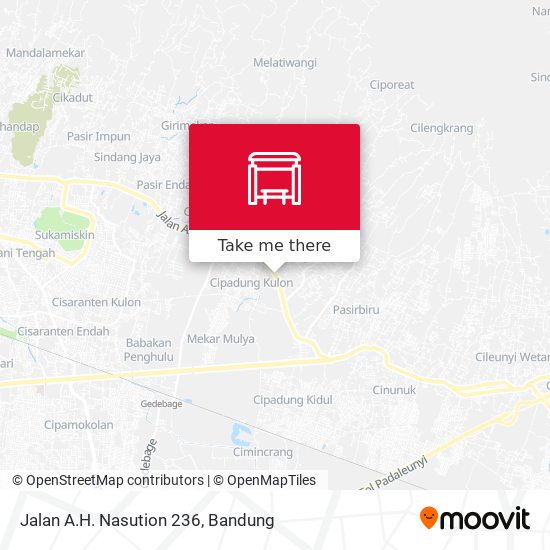Jalan A.H. Nasution 236 map