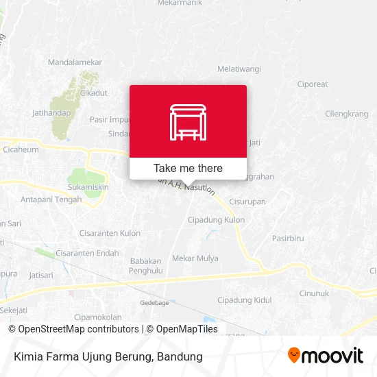 Kimia Farma Ujung Berung map