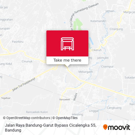 Jalan Raya Bandung-Garut Bypass Cicalengka 55 map