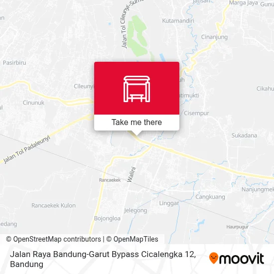 Jalan Raya Bandung-Garut Bypass Cicalengka 12 map