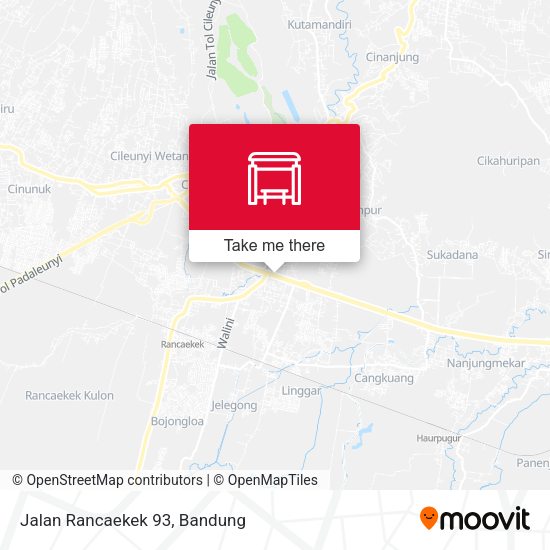Jalan Rancaekek 93 map