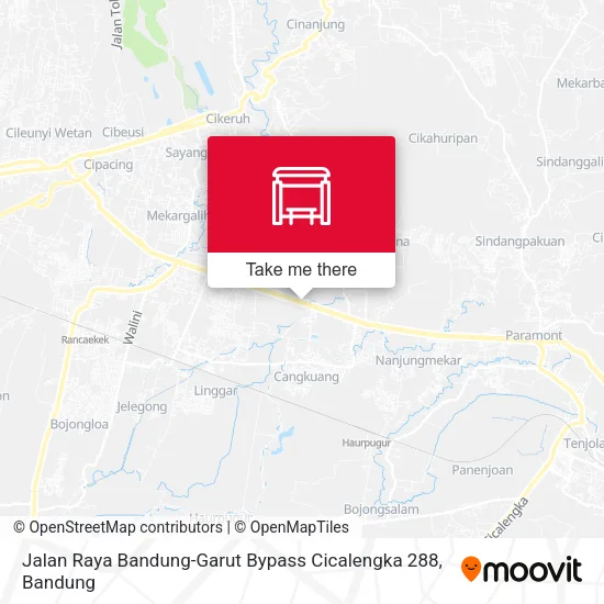 Jalan Raya Bandung-Garut Bypass Cicalengka 288 map