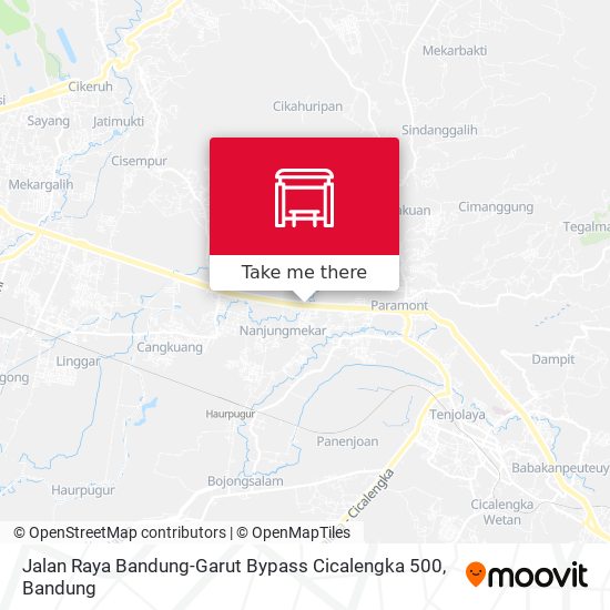 Jalan Raya Bandung-Garut Bypass Cicalengka 500 map