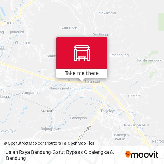 Jalan Raya Bandung-Garut Bypass Cicalengka 8 map