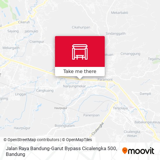 Jalan Raya Bandung-Garut Bypass Cicalengka 500 map