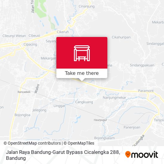 Jalan Raya Bandung-Garut Bypass Cicalengka 288 map