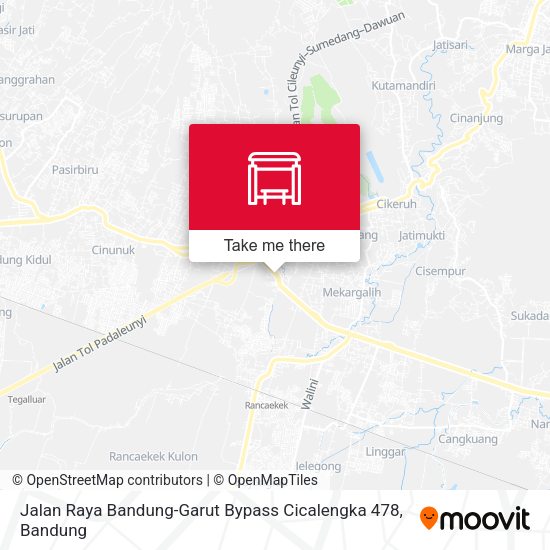 Jalan Raya Bandung-Garut Bypass Cicalengka 478 map