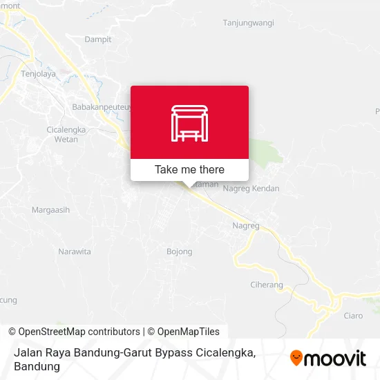 Jalan Raya Bandung-Garut Bypass Cicalengka map