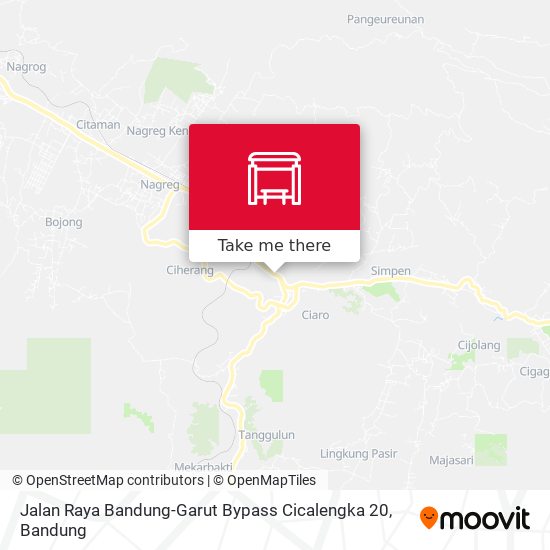 Jalan Raya Bandung-Garut Bypass Cicalengka 20 map