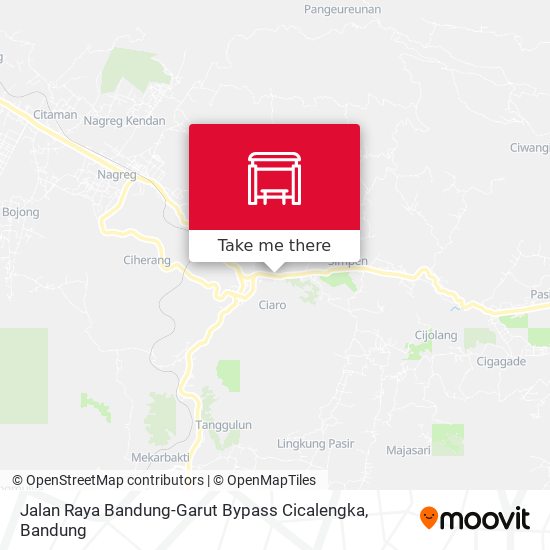 Jalan Raya Bandung-Garut Bypass Cicalengka map