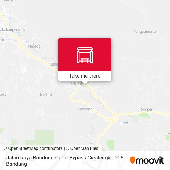 Jalan Raya Bandung-Garut Bypass Cicalengka 206 map
