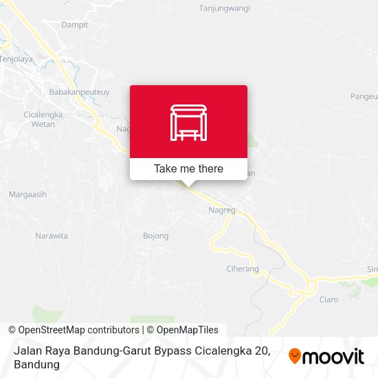 Jalan Raya Bandung-Garut Bypass Cicalengka 20 map