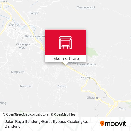 Jalan Raya Bandung-Garut Bypass Cicalengka map