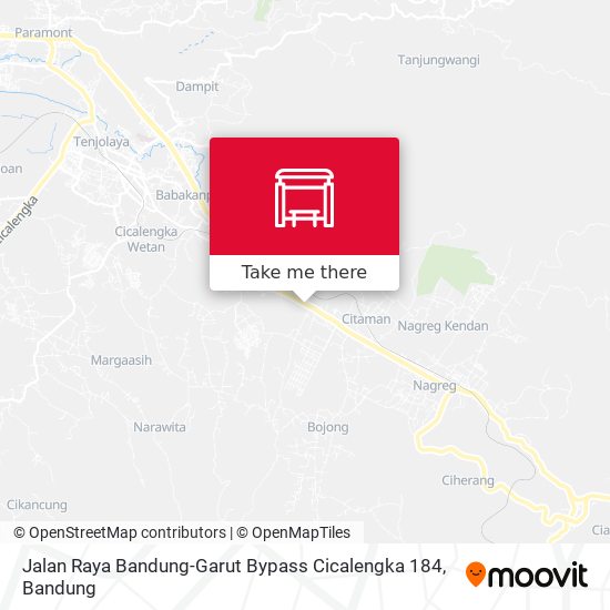 Jalan Raya Bandung-Garut Bypass Cicalengka 184 map