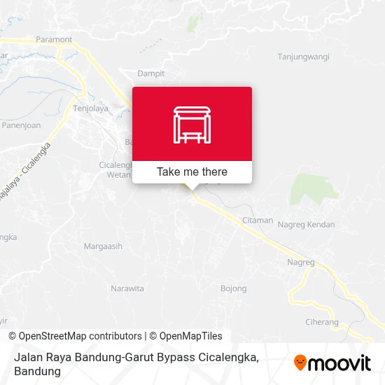 Jalan Raya Bandung-Garut Bypass Cicalengka map