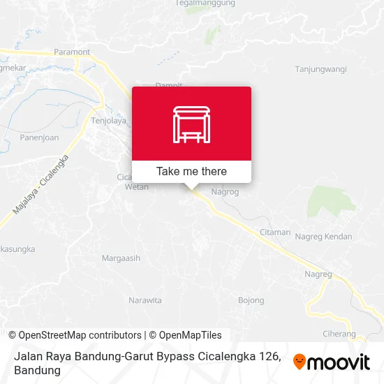 Jalan Raya Bandung-Garut Bypass Cicalengka 126 map