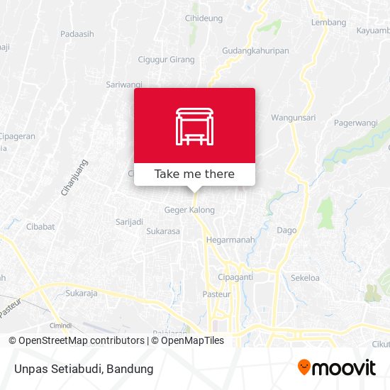 Unpas Setiabudi map