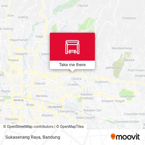 Sukasenang Raya map