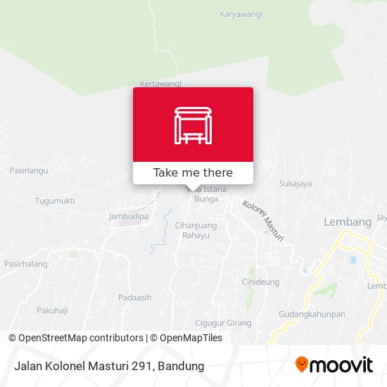 Jalan Kolonel Masturi 291 map