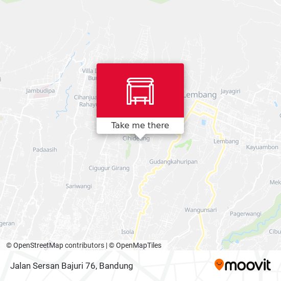 Jalan Sersan Bajuri 76 map