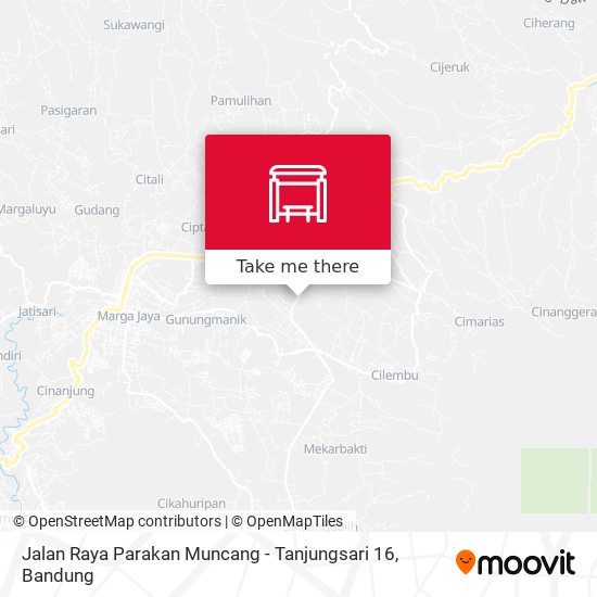 Jalan Raya Parakan Muncang - Tanjungsari 16 map