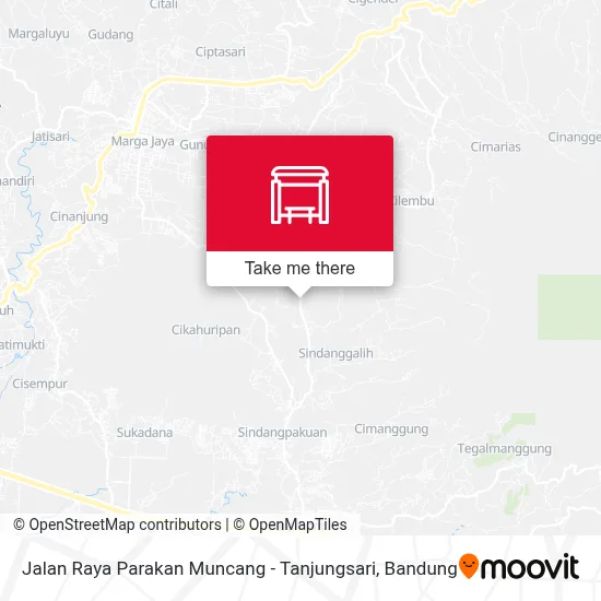 Jalan Raya Parakan Muncang - Tanjungsari map