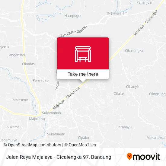 Jalan Raya Majalaya - Cicalengka 97 map