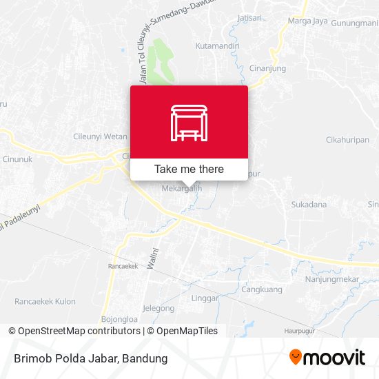 Brimob Polda Jabar map