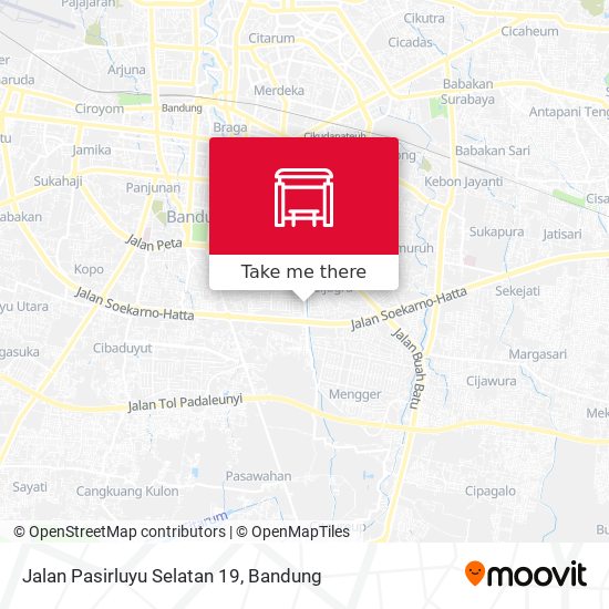Jalan Pasirluyu Selatan 19 map