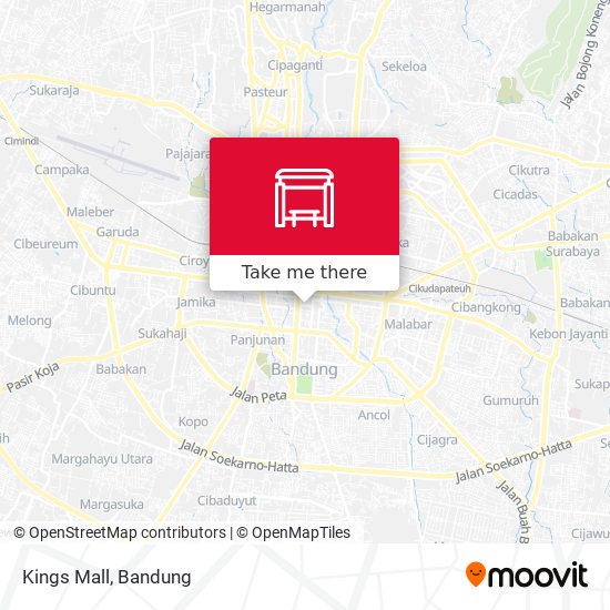 Kings Mall map