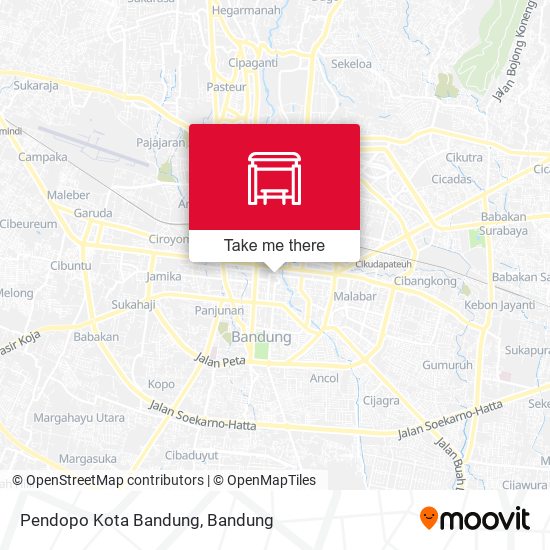 Pendopo Kota Bandung map