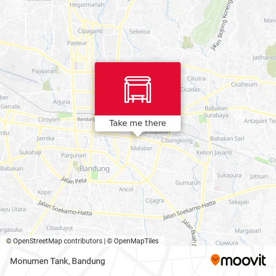 Monumen Tank map