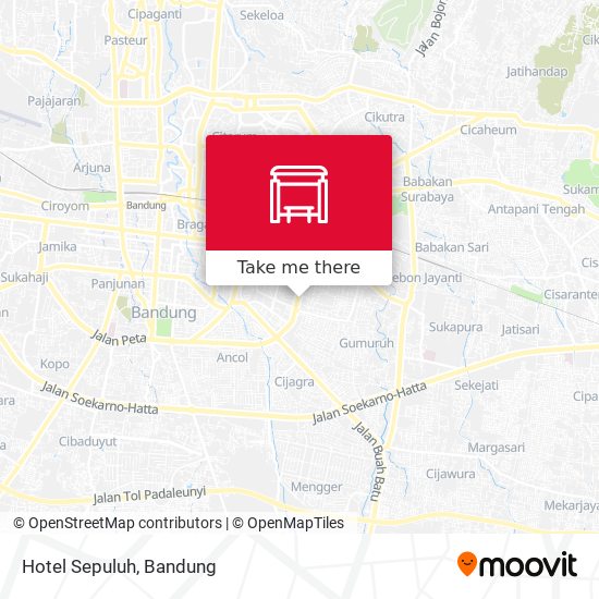 Hotel Sepuluh map