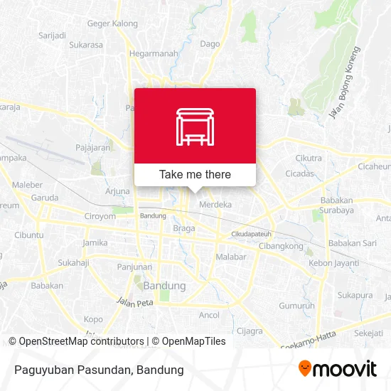 Paguyuban Pasundan map