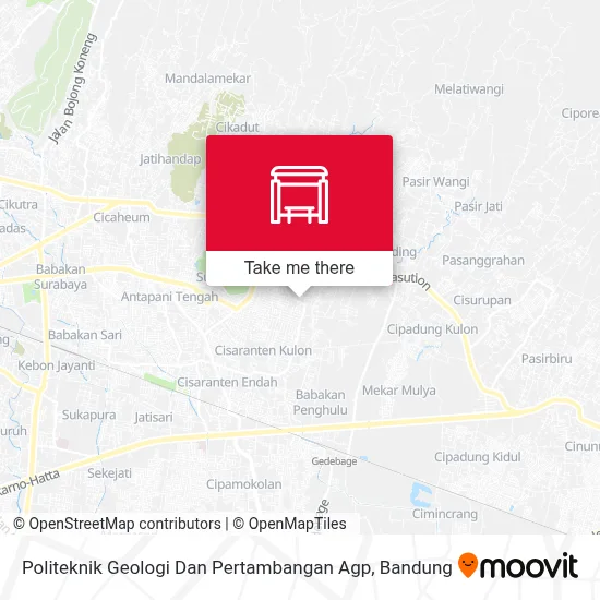 Politeknik Geologi Dan Pertambangan Agp map