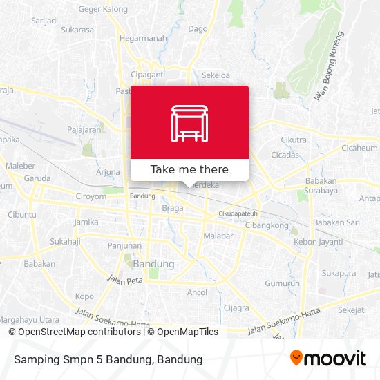 Samping Smpn 5 Bandung map