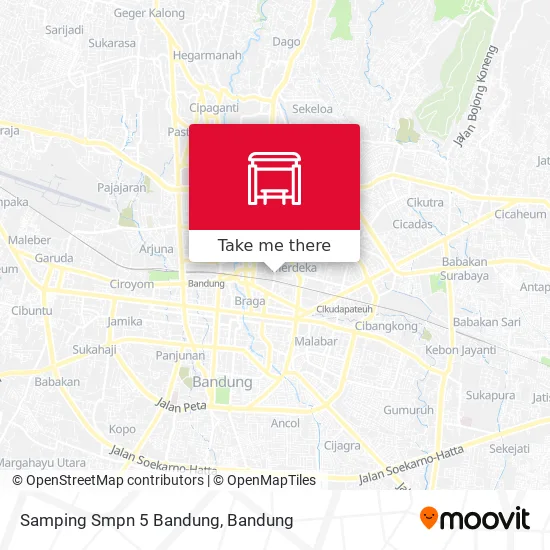 Samping Smpn 5 Bandung map