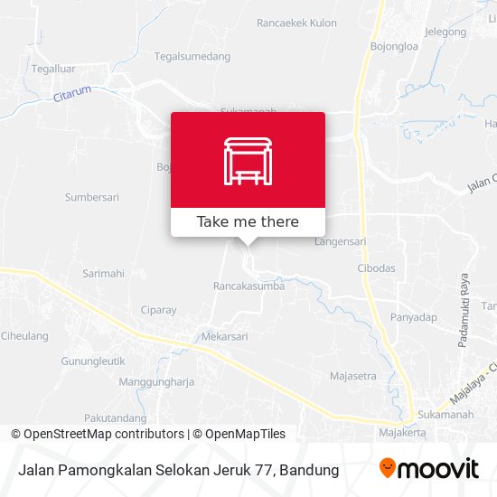 Jalan Pamongkalan Selokan Jeruk 77 map