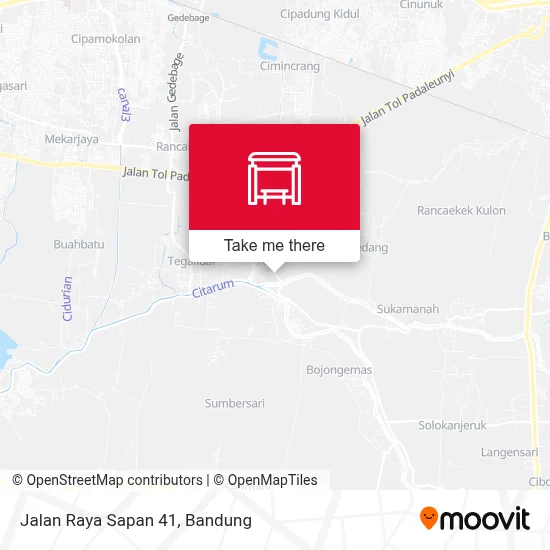 Jalan Raya Sapan 41 map