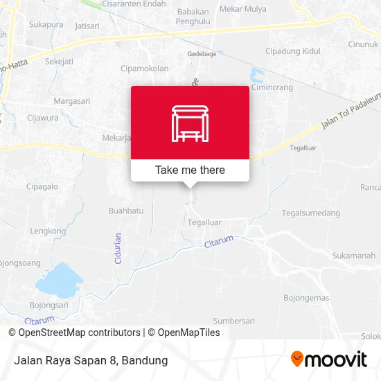 Jalan Raya Sapan 8 map