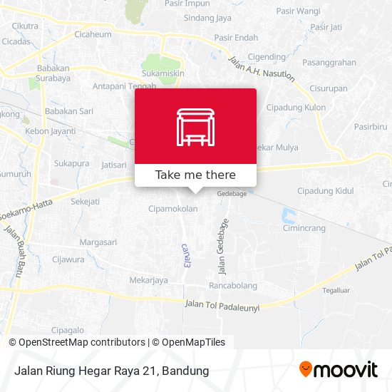 Jalan Riung Hegar Raya 21 map