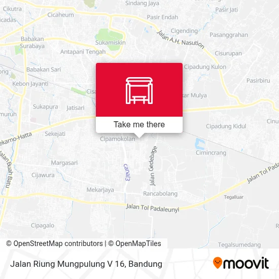 Jalan Riung Mungpulung V 16 map