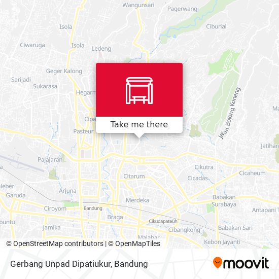 Gerbang Unpad Dipatiukur map