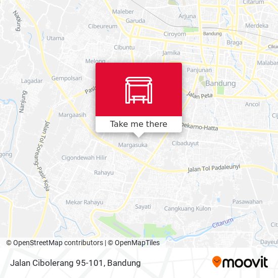 Jalan Cibolerang 95-101 map