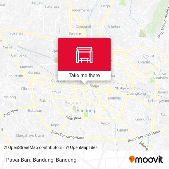 Pasar Baru Bandung map
