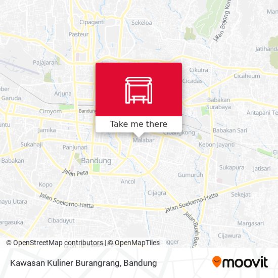 Kawasan Kuliner Burangrang map