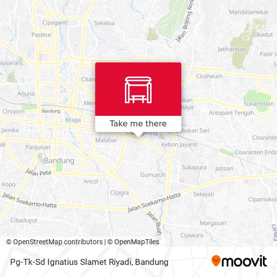 Pg-Tk-Sd Ignatius Slamet Riyadi map