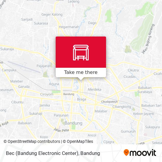 Bec (Bandung Electronic Center) map