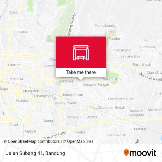 Jalan Subang 41 map